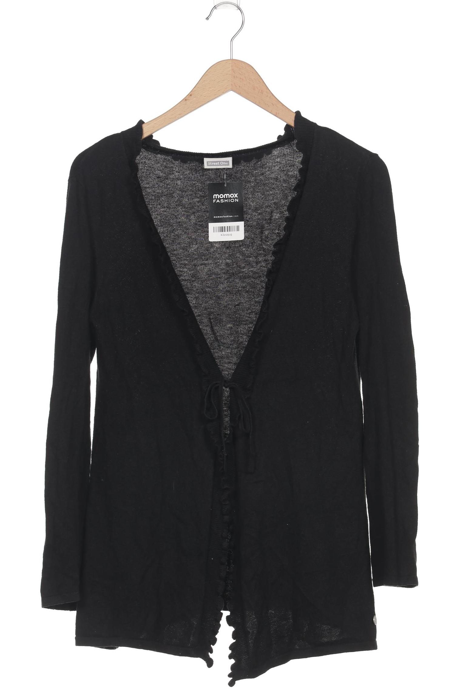 

Street One Damen Strickjacke, schwarz, Gr. 42