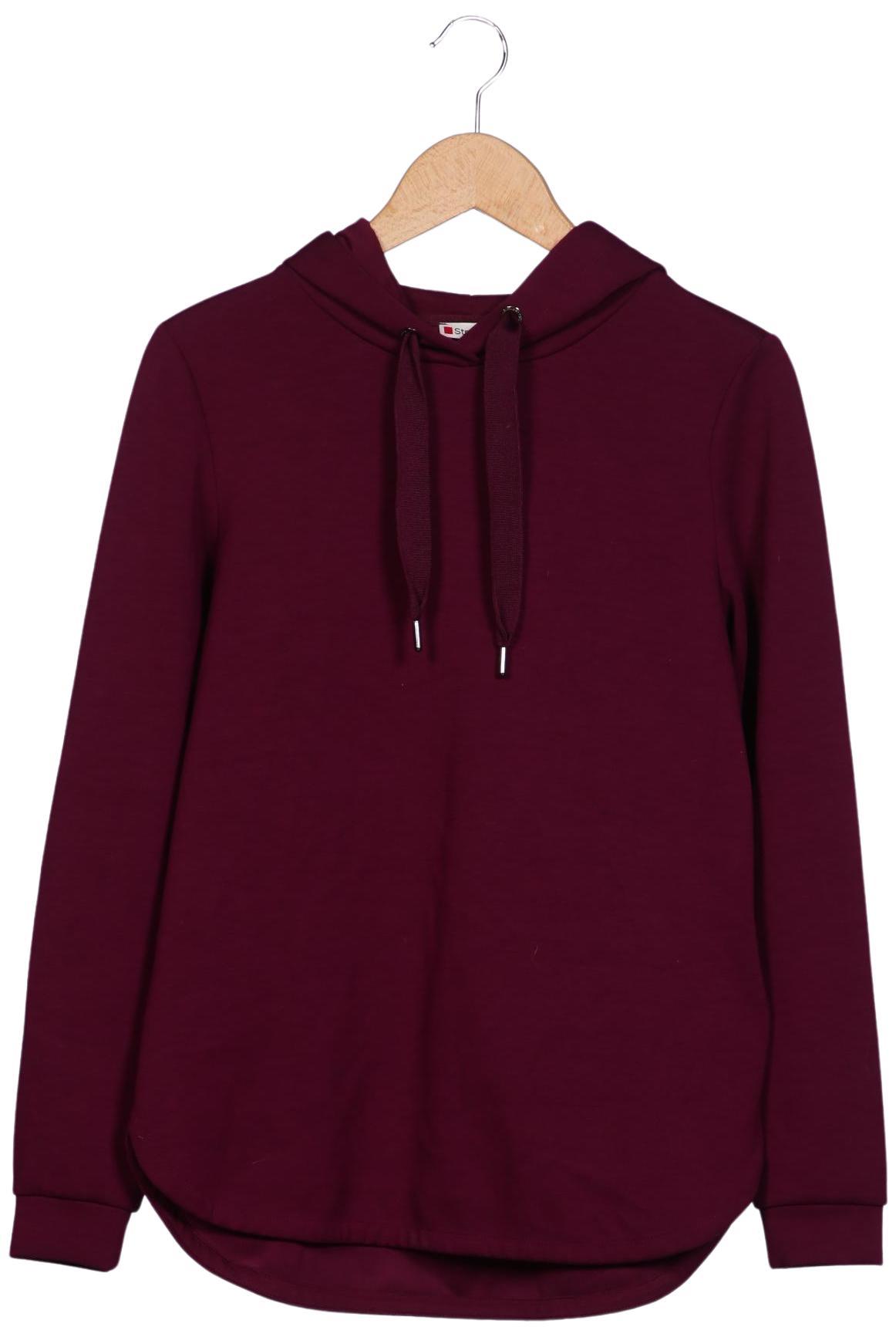 

Street One Damen Kapuzenpullover, bordeaux, Gr. 34