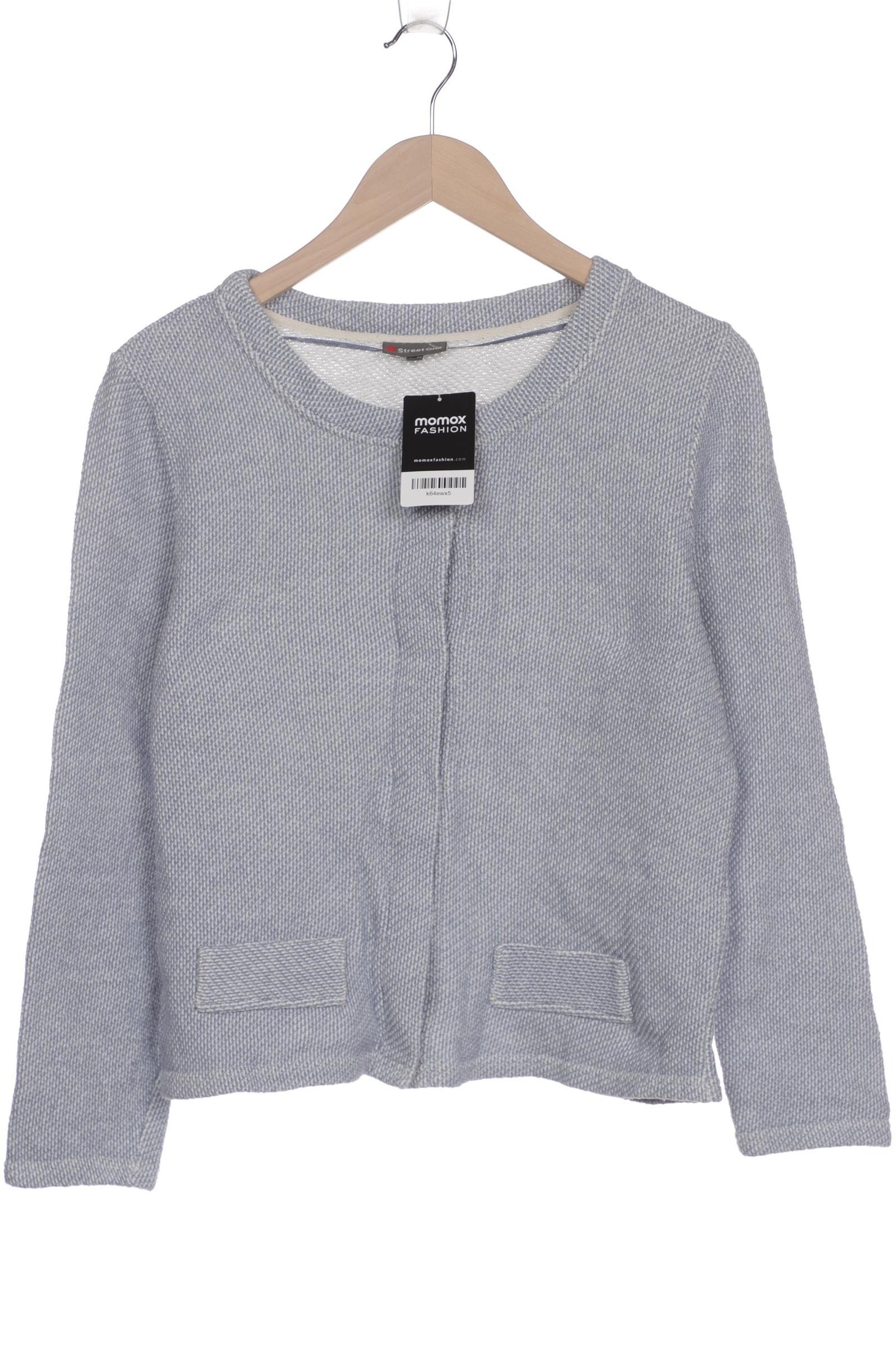 

Street One Damen Strickjacke, blau, Gr. 42