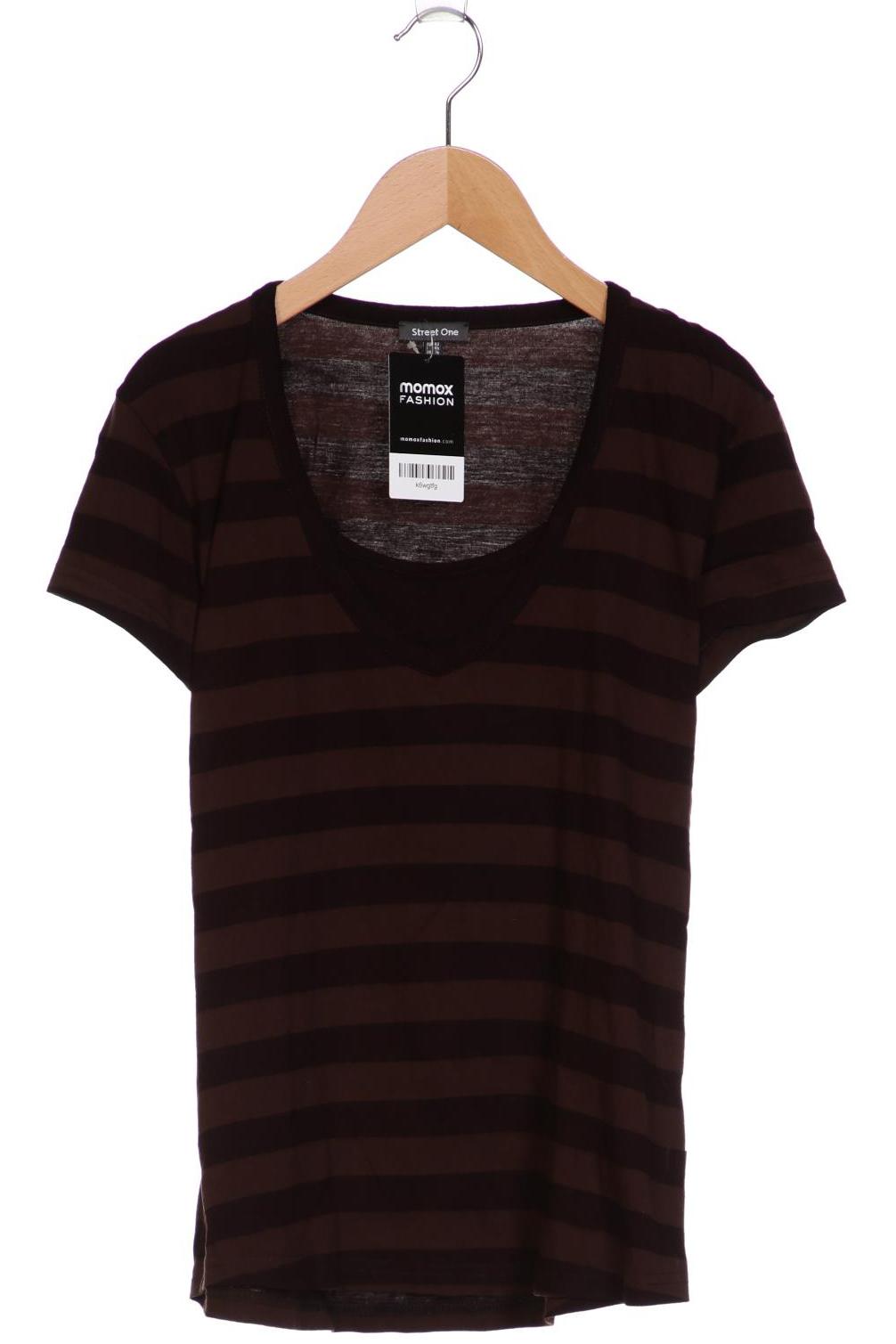 

Street One Damen T-Shirt, braun, Gr. 42