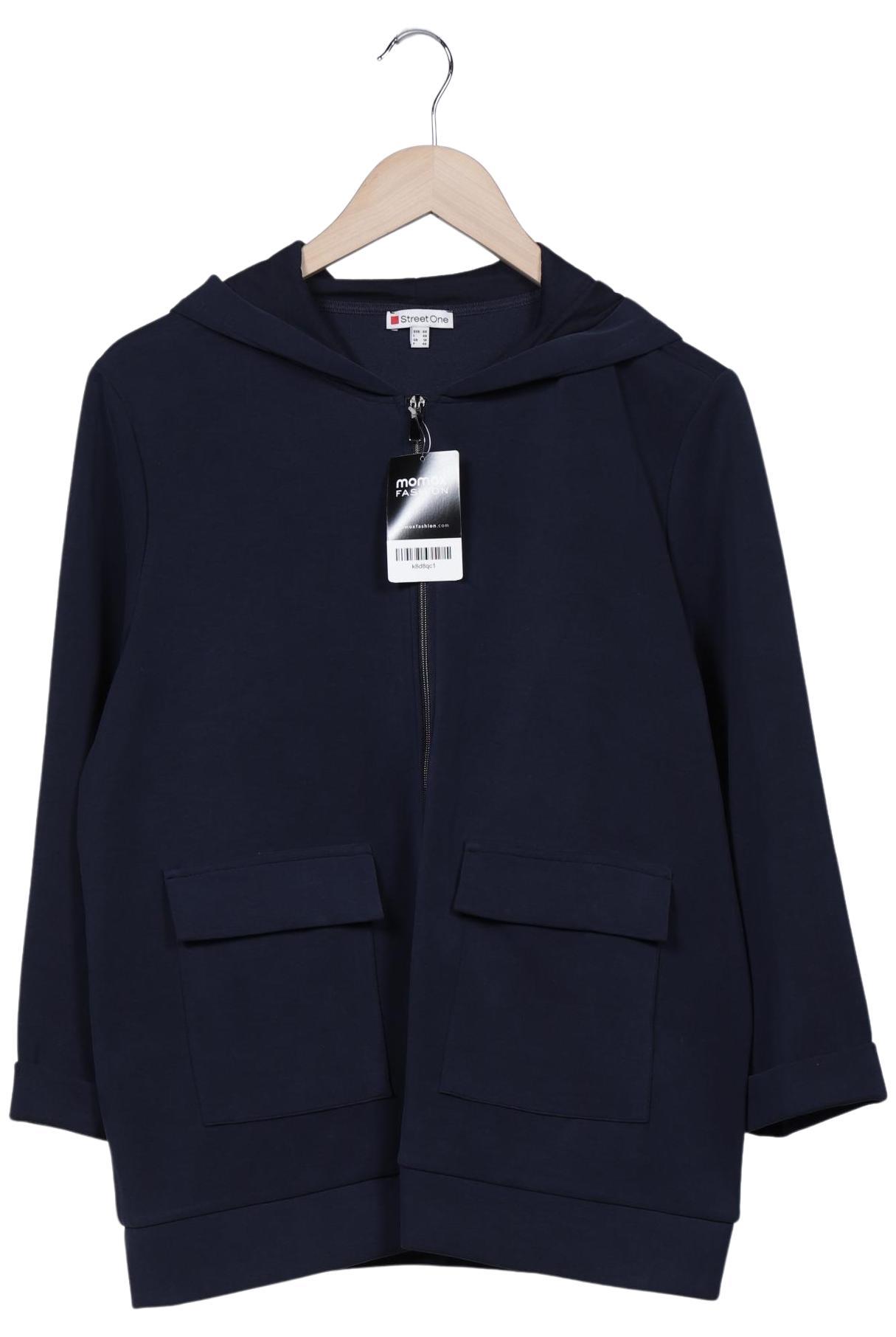 

Street One Damen Kapuzenpullover, marineblau, Gr. 44