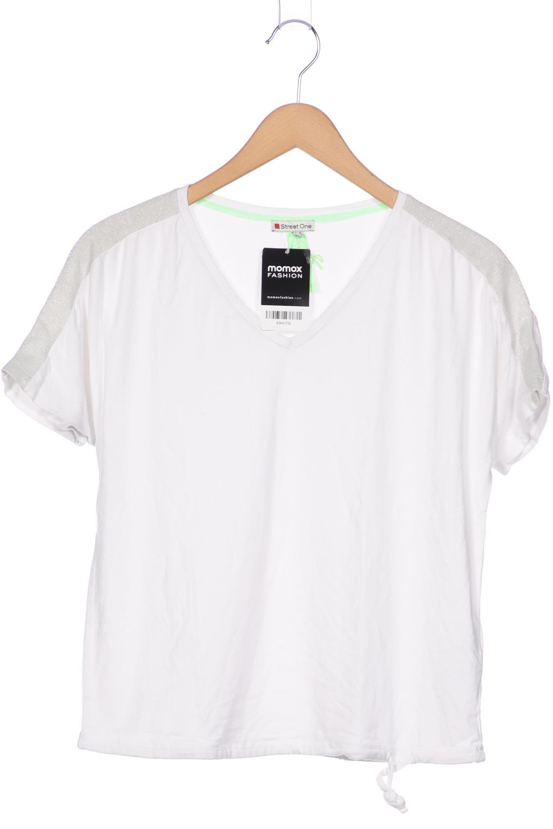 

Street One Damen T-Shirt, weiß, Gr. 36