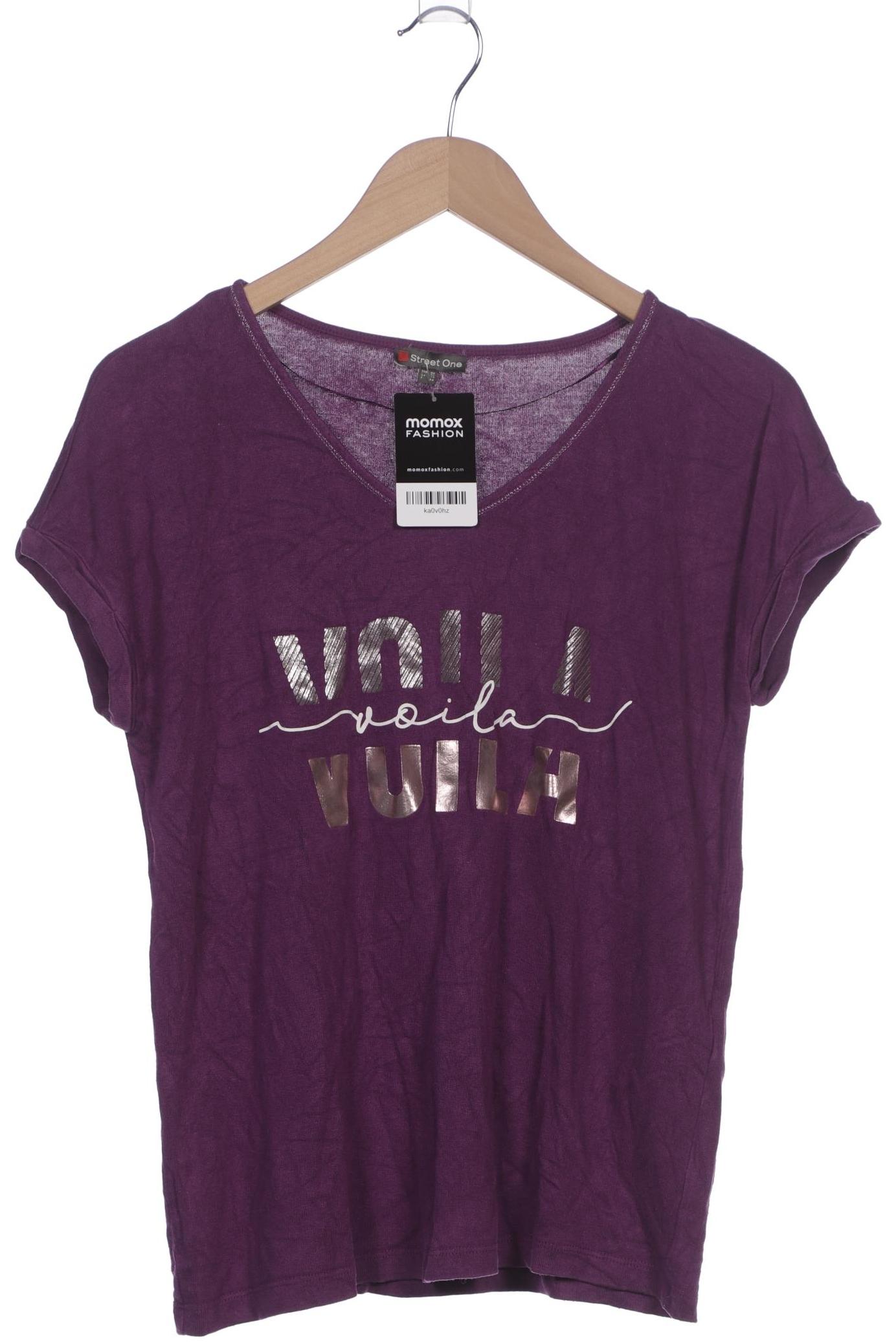 

Street One Damen T-Shirt, flieder, Gr. 40