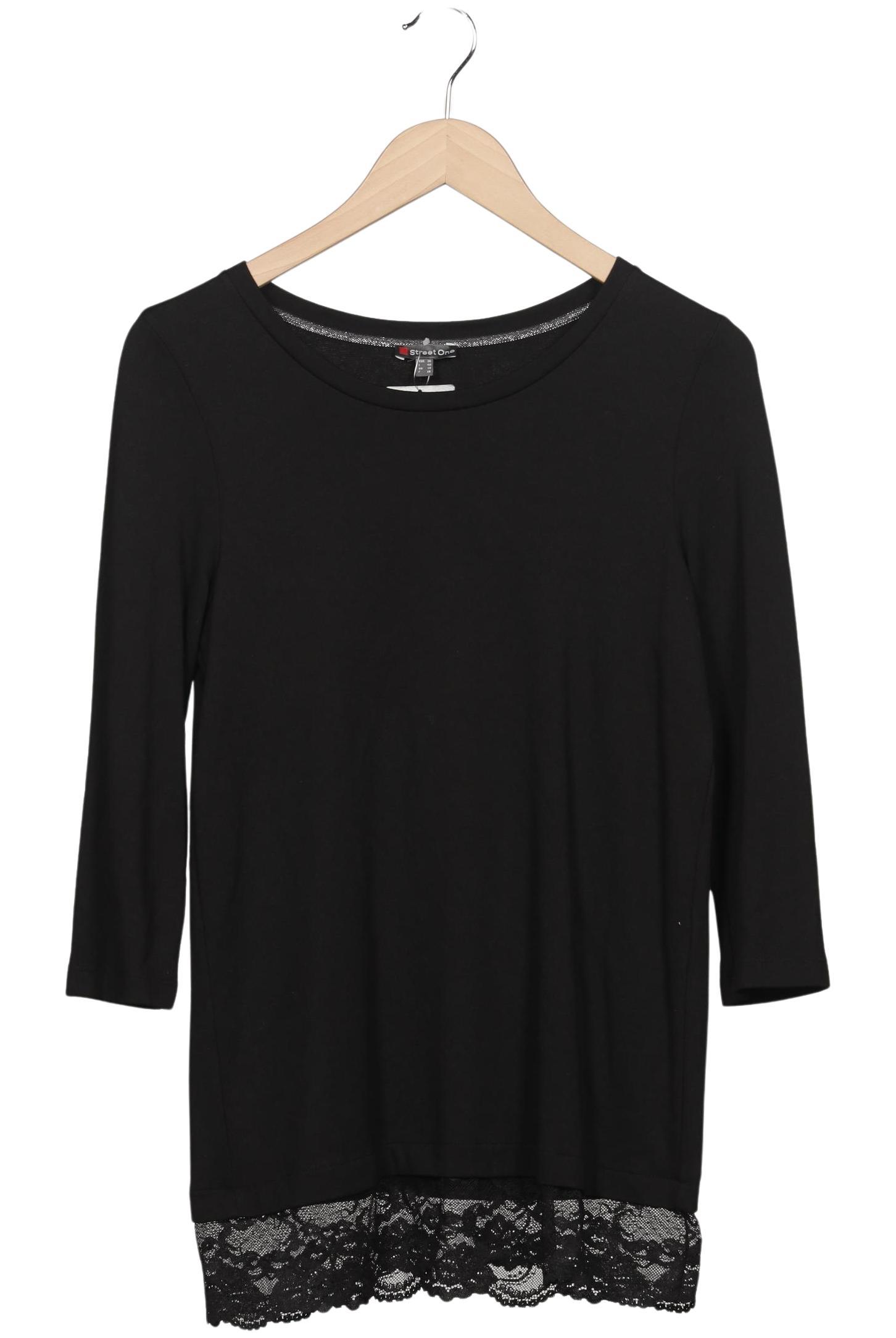 

Street One Damen Langarmshirt, schwarz, Gr. 36
