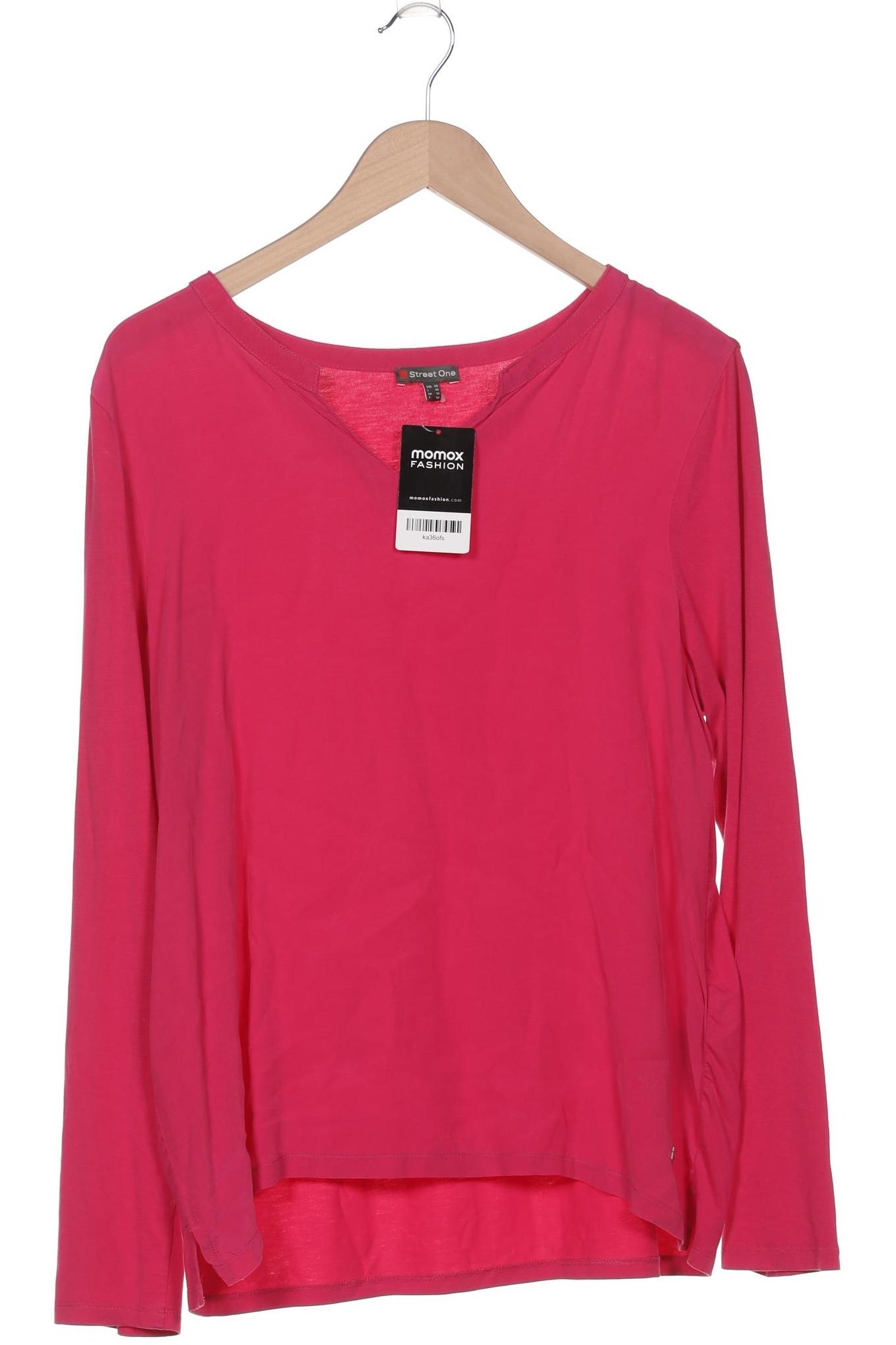 

Street One Damen Langarmshirt, pink, Gr. 40