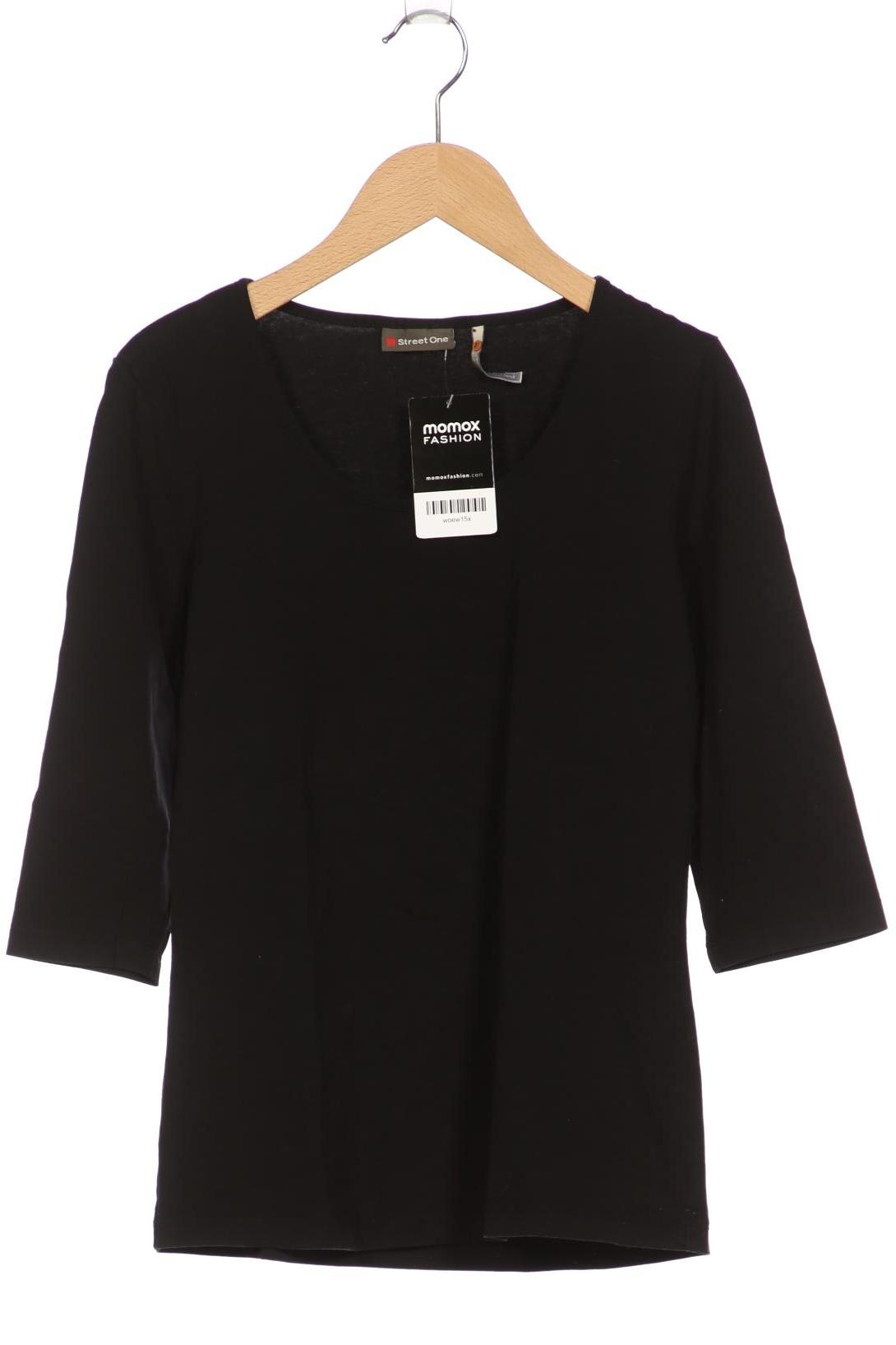 

Street One Damen Langarmshirt, schwarz, Gr. 38