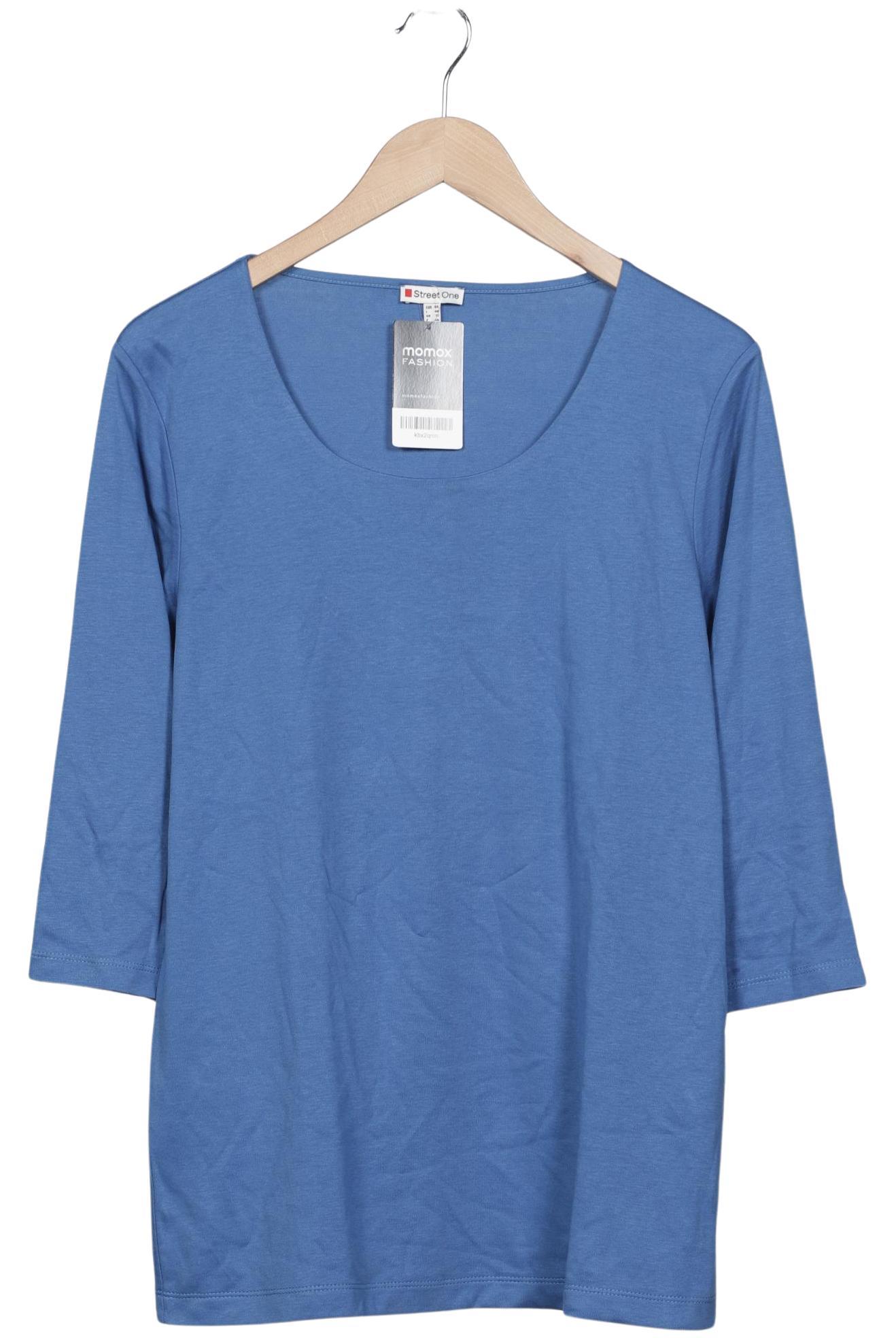 

Street One Damen Langarmshirt, blau, Gr. 44