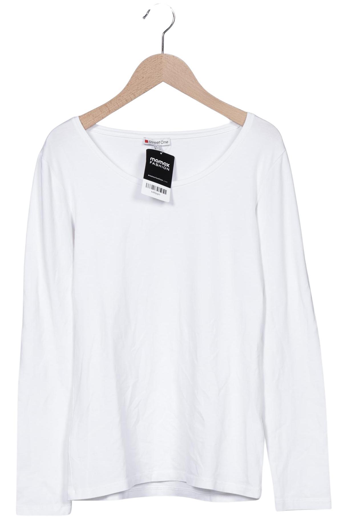 

Street One Damen Langarmshirt, weiß, Gr. 38