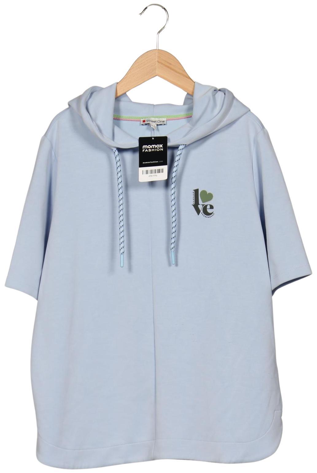 

Street One Damen Kapuzenpullover, hellblau, Gr. 40