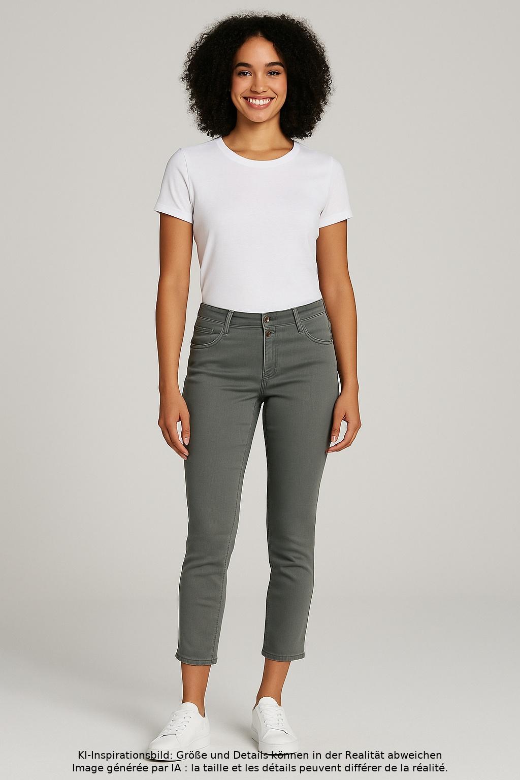 

Street One Damen Jeans, grau, Gr. 29