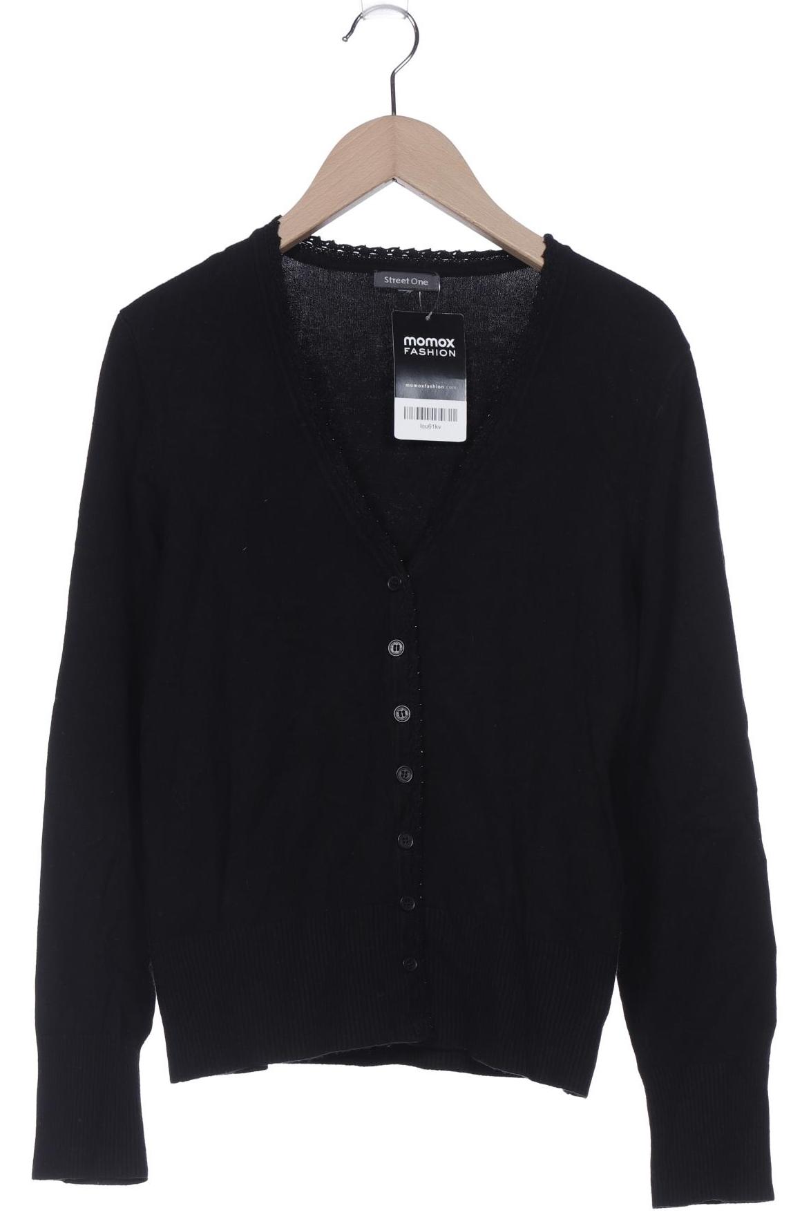 

Street One Damen Strickjacke, schwarz, Gr. 34