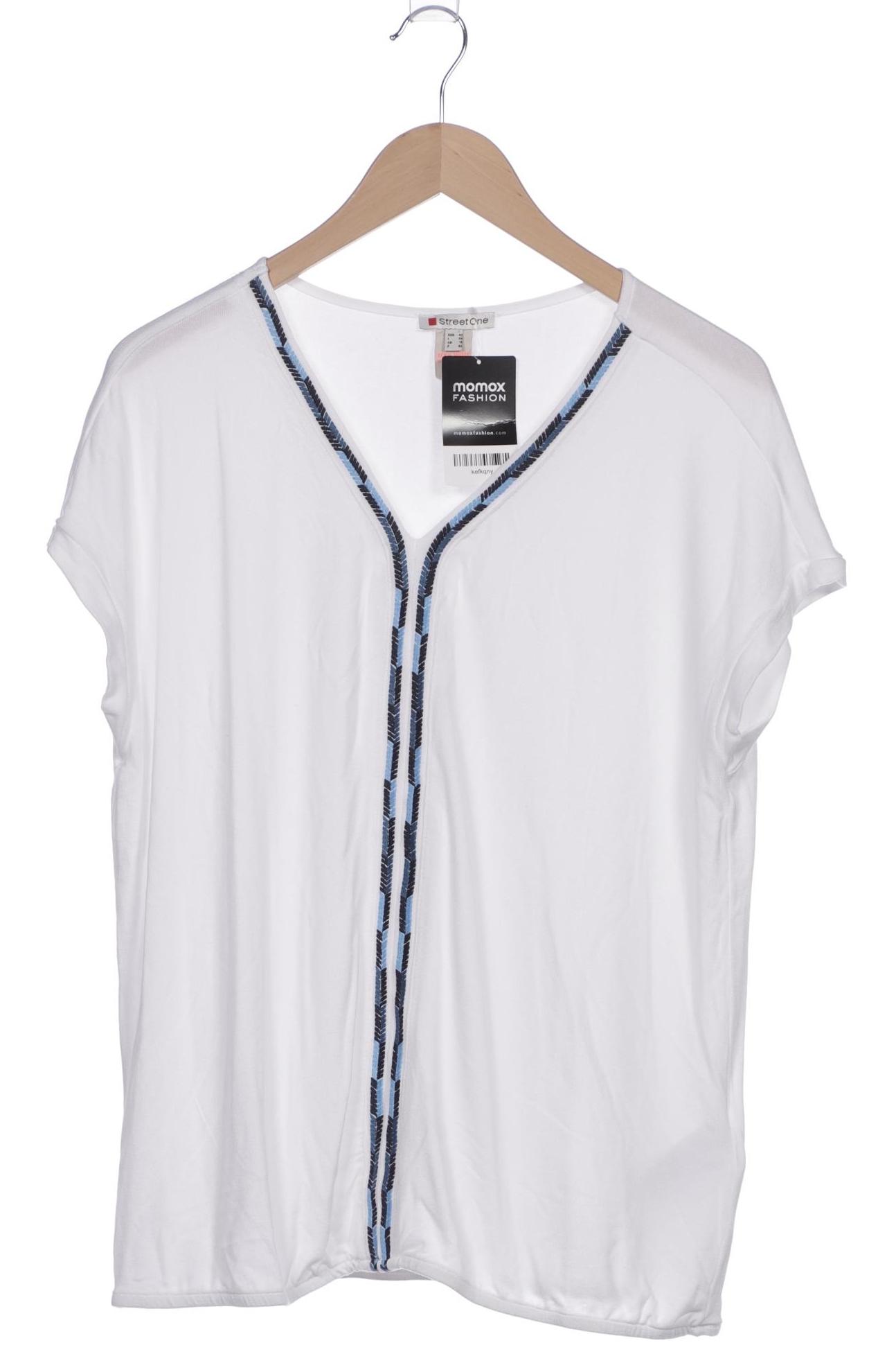 

Street One Damen T-Shirt, weiß, Gr. 42