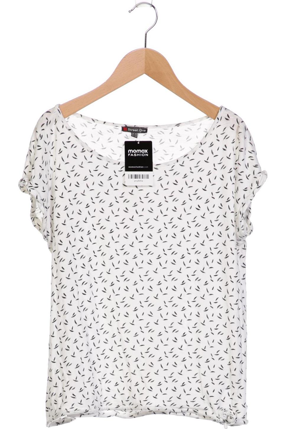 

Street One Damen T-Shirt, weiß, Gr. 40