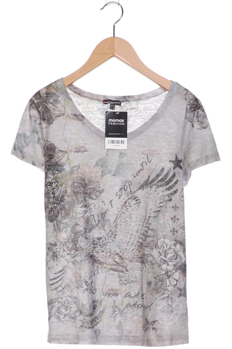 

Street One Damen T-Shirt, grau, Gr. 34