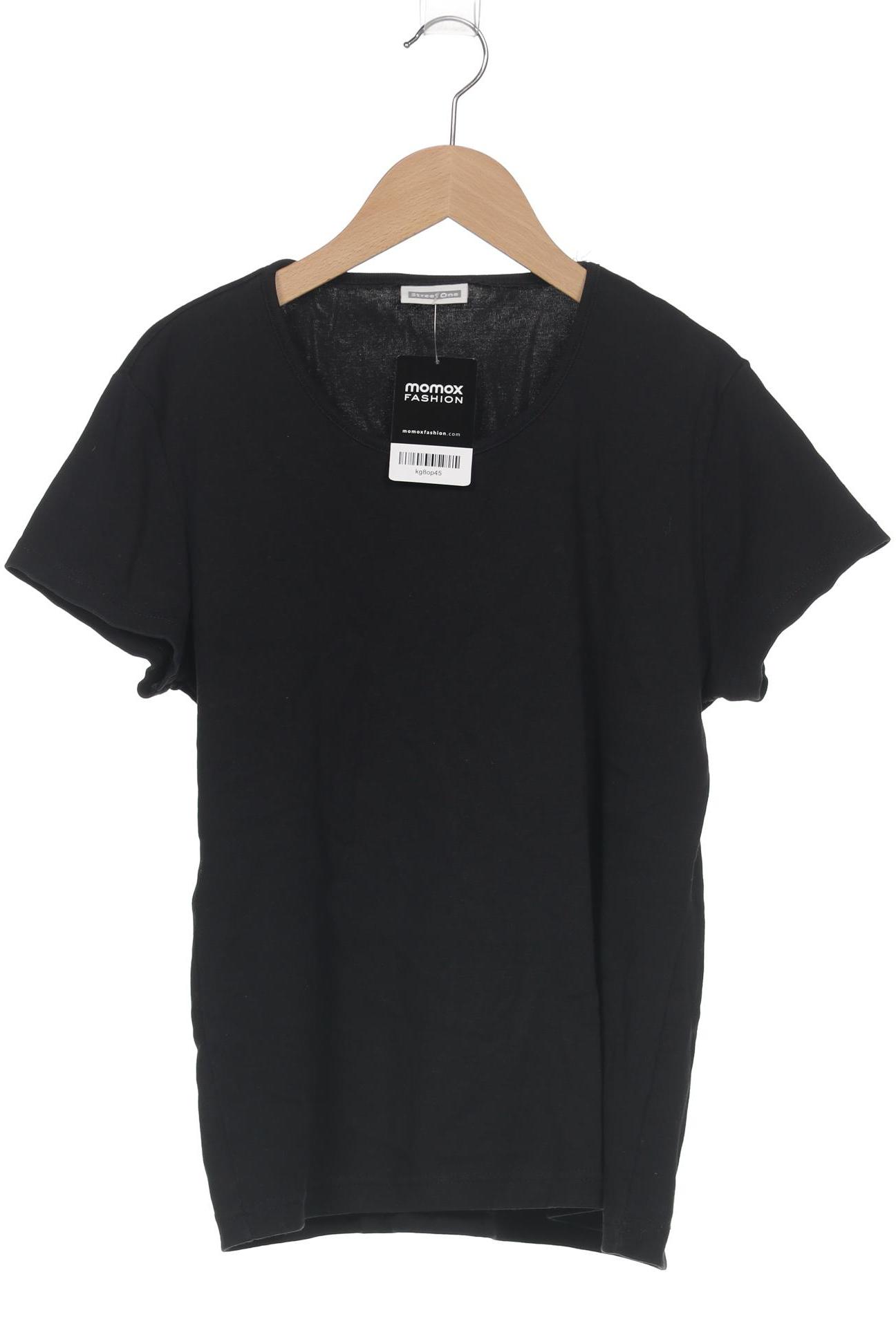 

Street One Damen T-Shirt, schwarz, Gr. 44