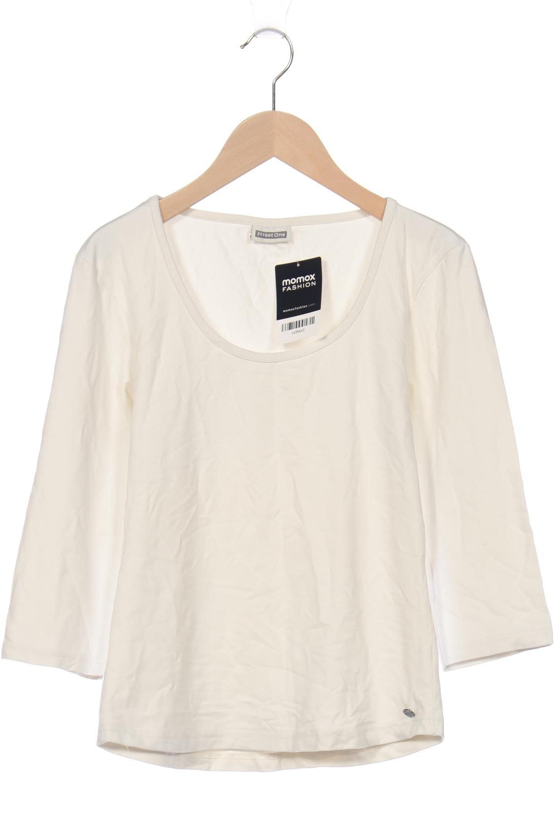 

Street One Damen Langarmshirt, cremeweiß, Gr. 38