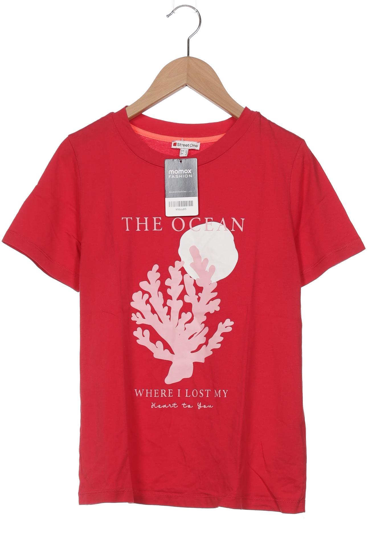 

Street One Damen T-Shirt, rot, Gr. 34
