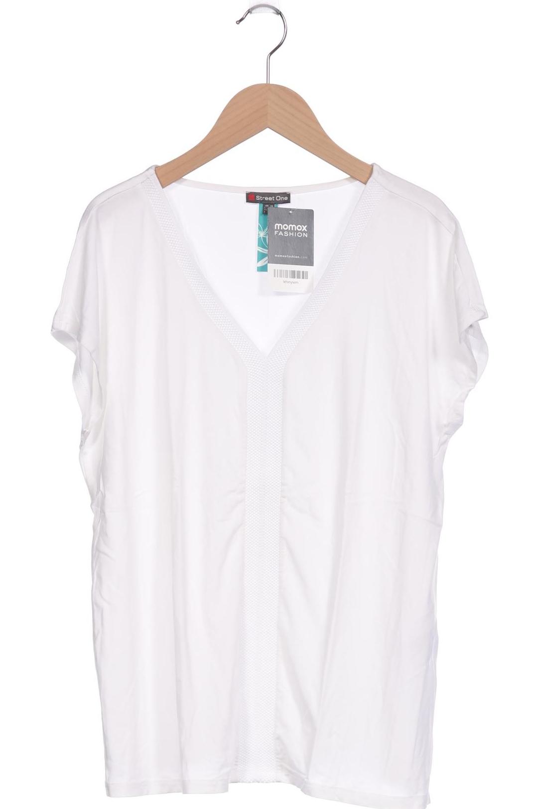 

Street One Damen T-Shirt, weiß, Gr. 40