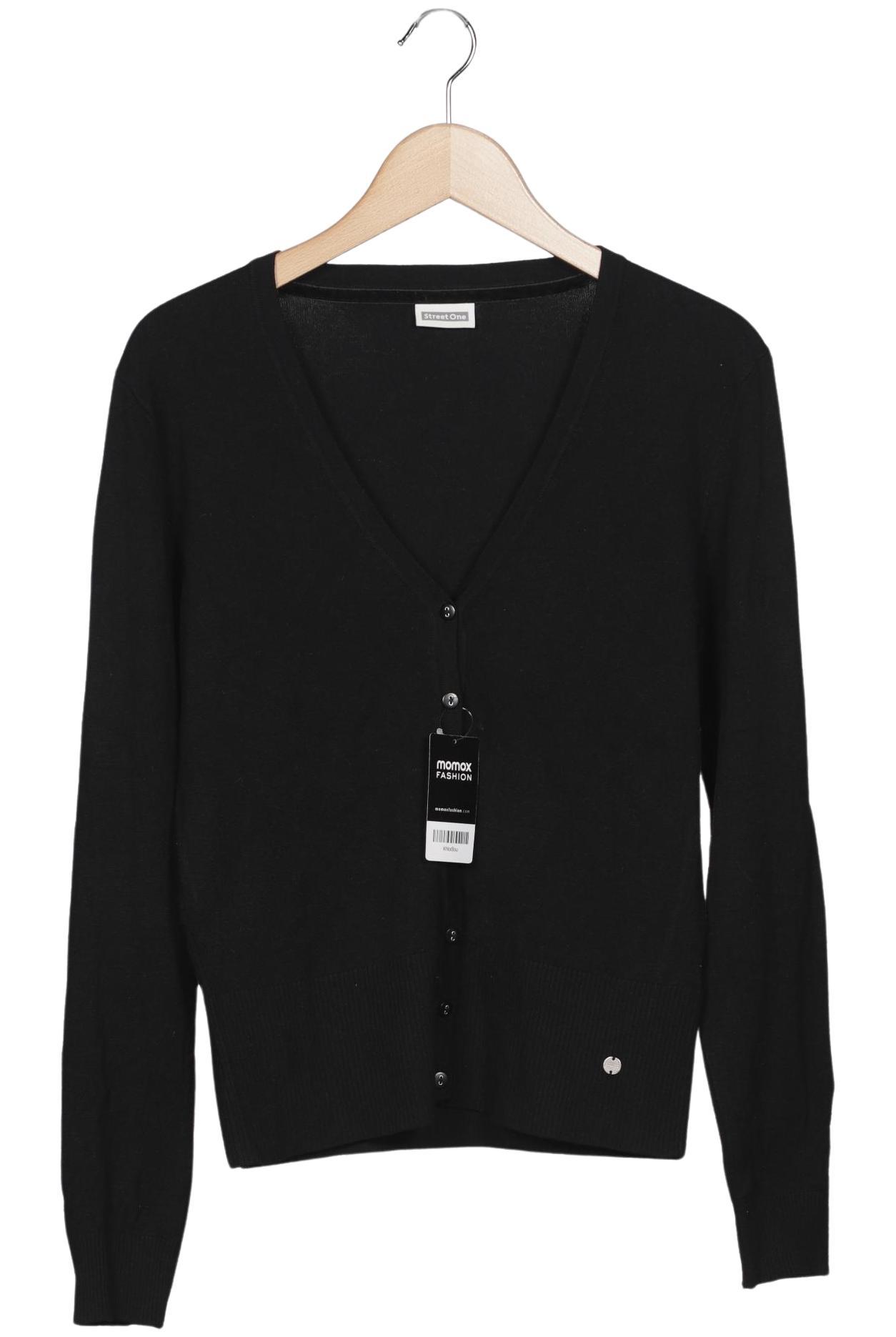 

Street One Damen Strickjacke, schwarz, Gr. 42