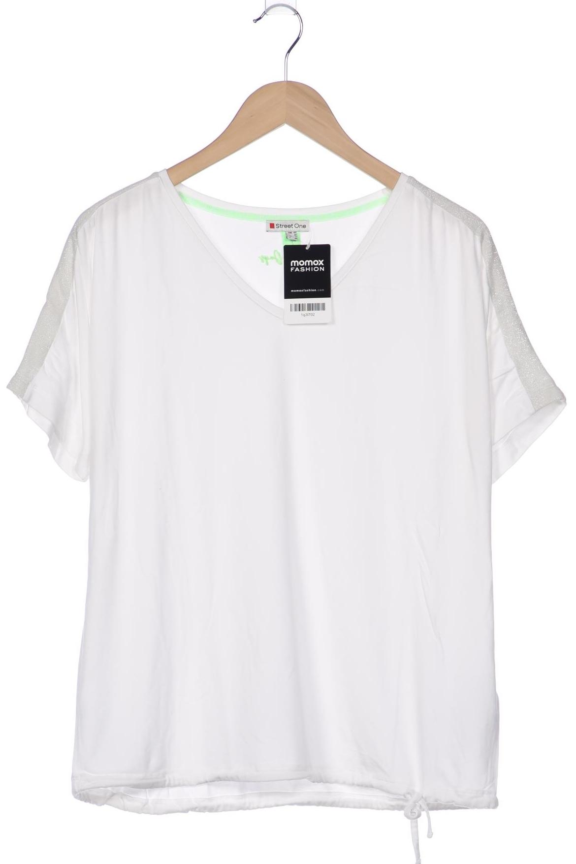 

Street One Damen T-Shirt, weiß, Gr. 42