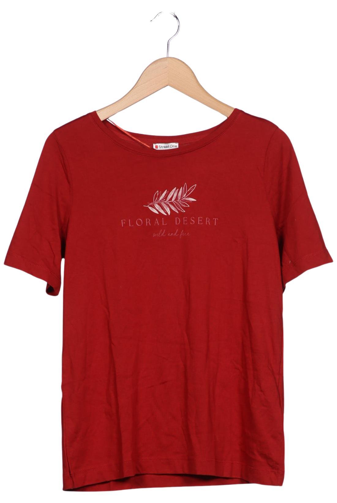 

Street One Damen T-Shirt, rot, Gr. 40