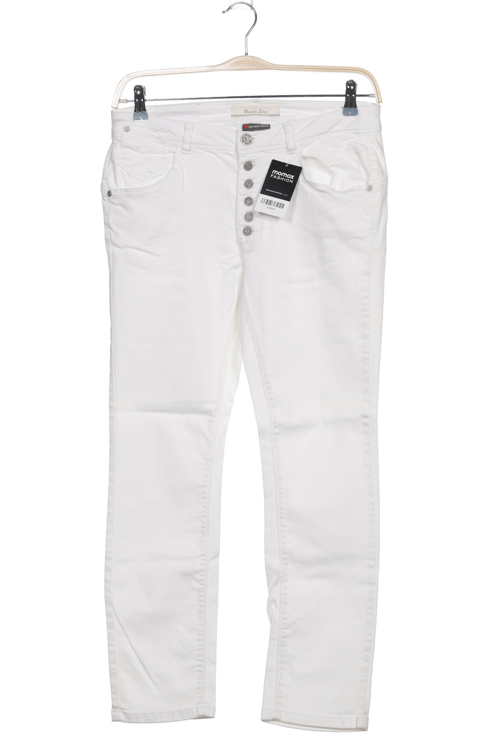 

Street One Damen Jeans, weiß, Gr. 29