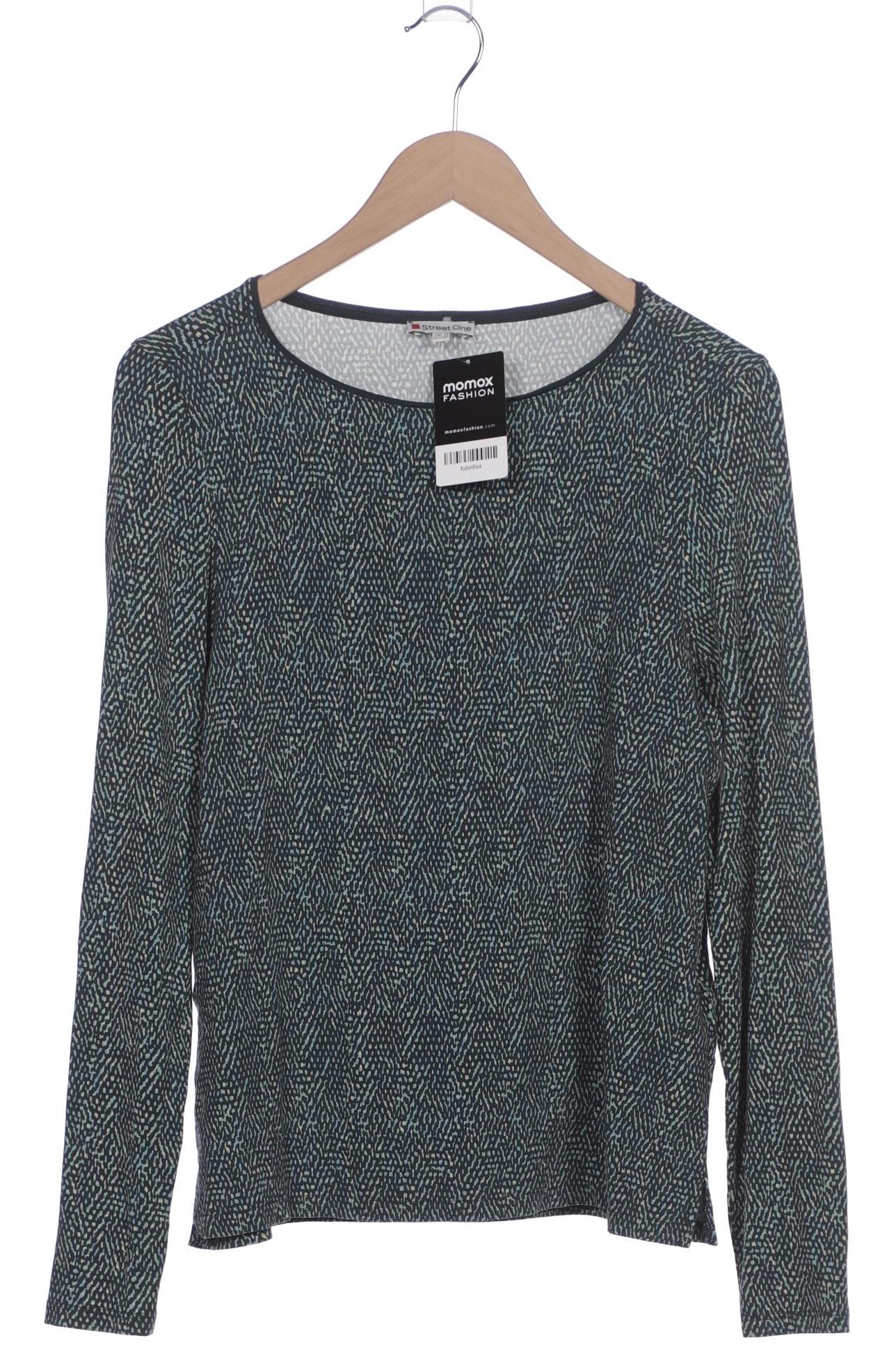 

Street One Damen Langarmshirt, türkis, Gr. 38