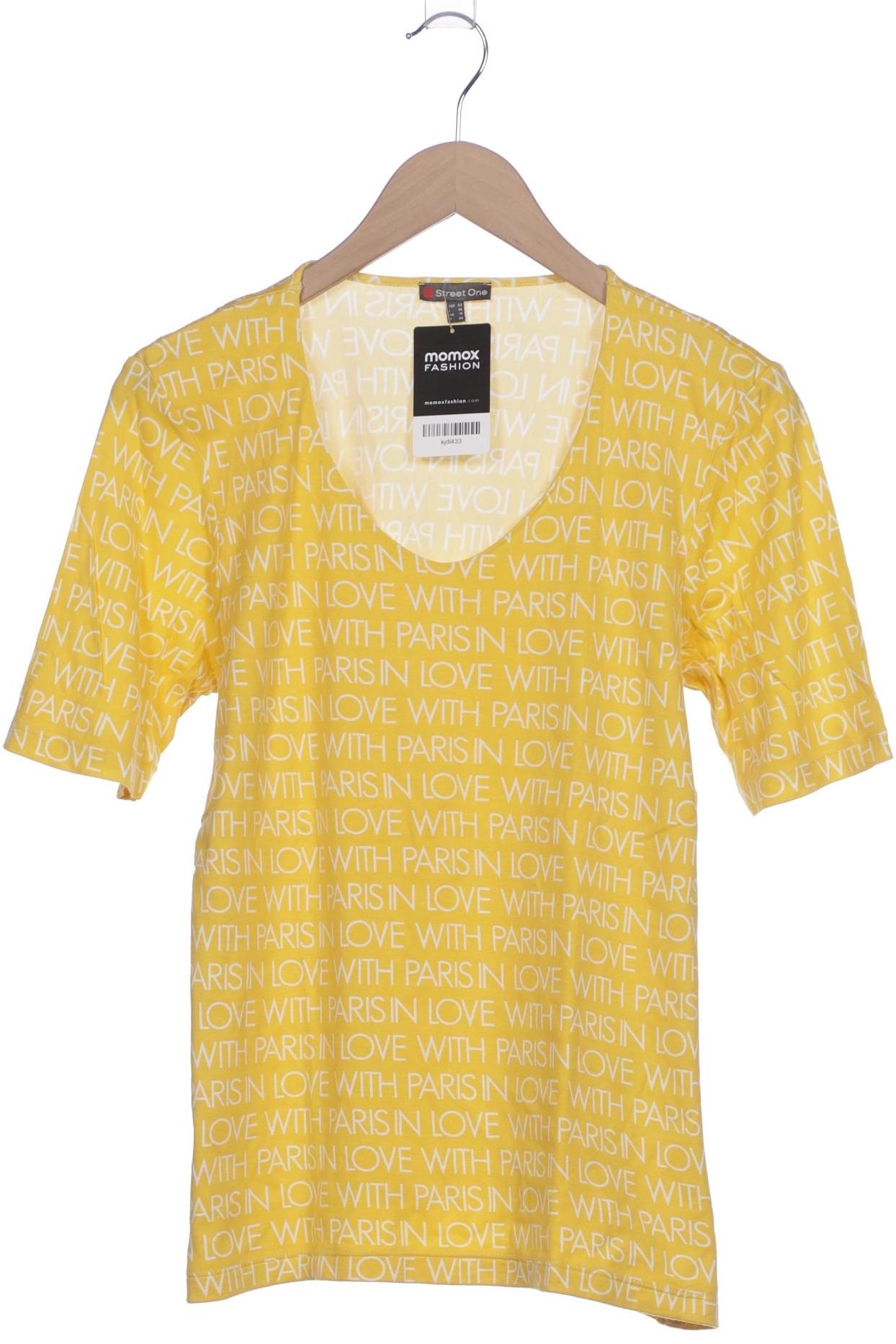 

Street One Damen T-Shirt, gelb, Gr. 42
