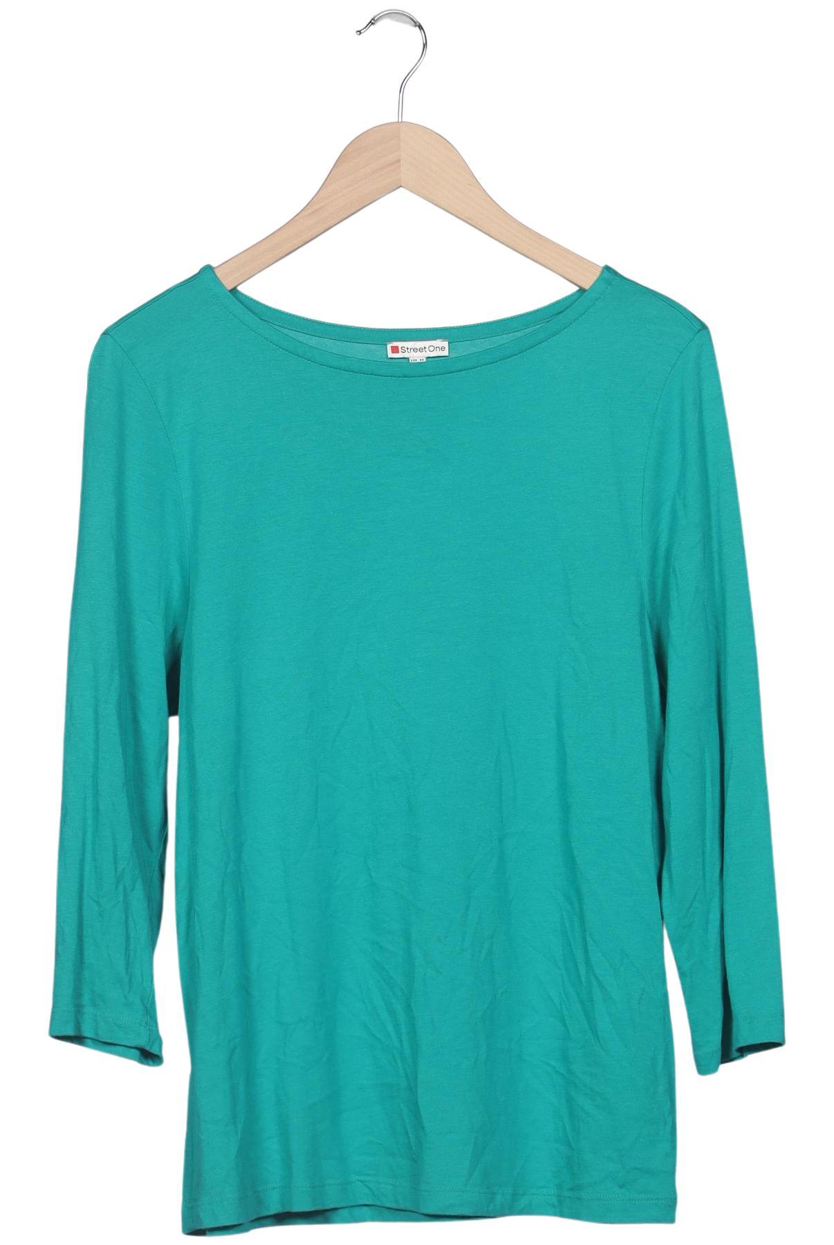 

Street One Damen Langarmshirt, türkis, Gr. 44
