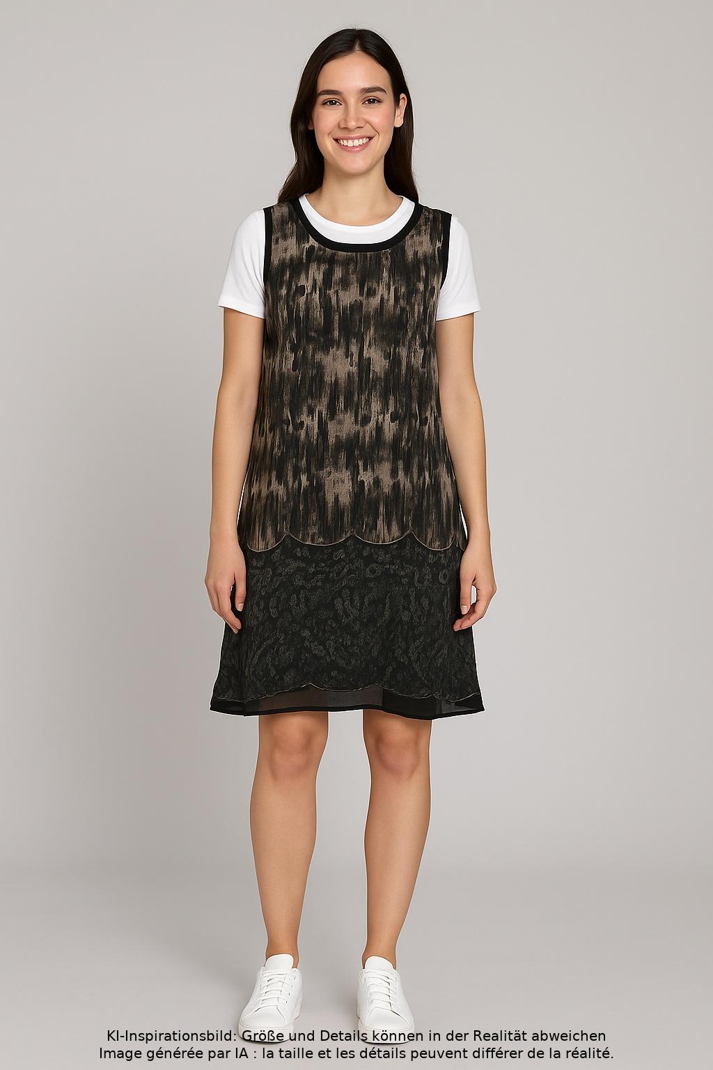 

Street One Damen Kleid, mehrfarbig, Gr. 40