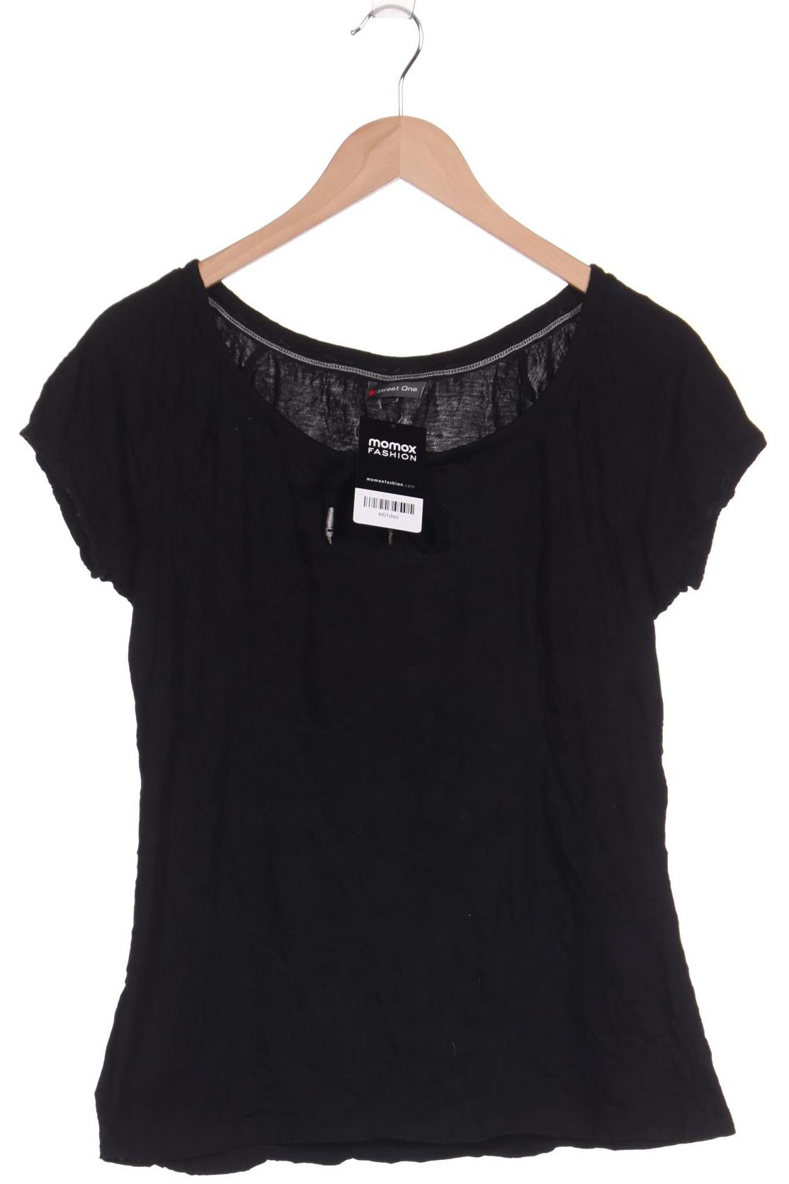 

Street One Damen T-Shirt, schwarz