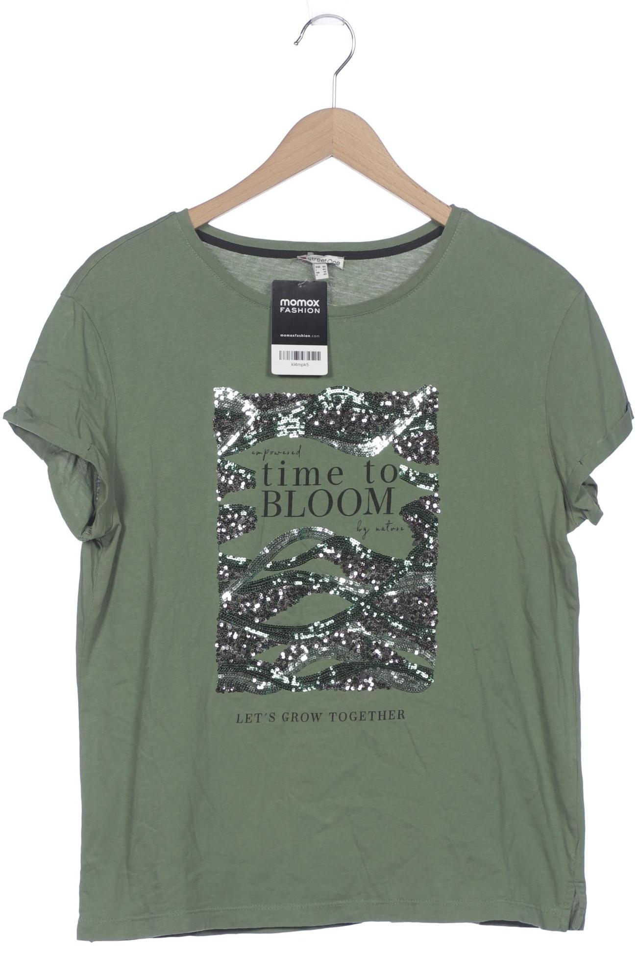 

Street One Damen T-Shirt, grün, Gr. 40