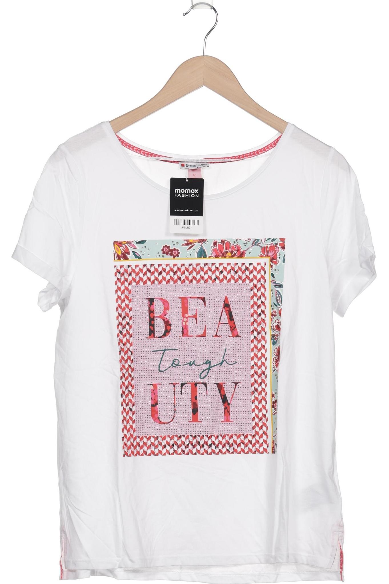 

Street One Damen T-Shirt, weiß, Gr. 40