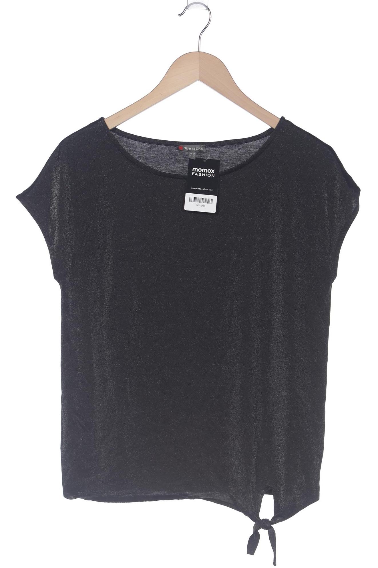 

Street One Damen T-Shirt, schwarz, Gr. 38