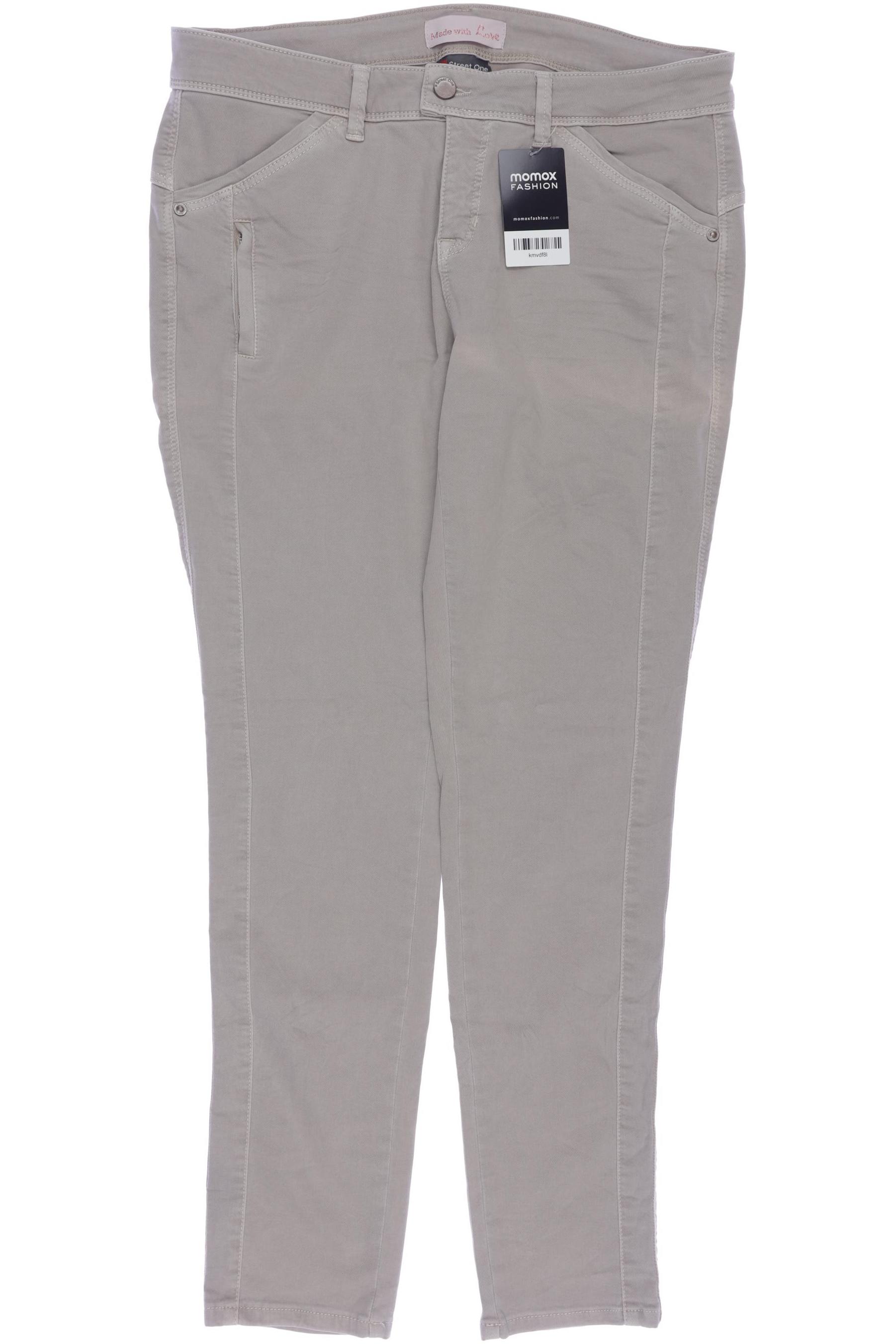 

Street One Damen Stoffhose, beige, Gr. 40