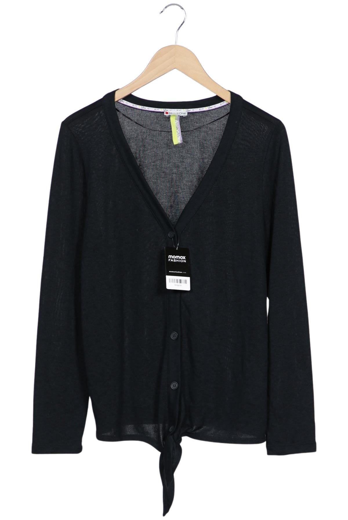 

Street One Damen Strickjacke, marineblau, Gr. 42