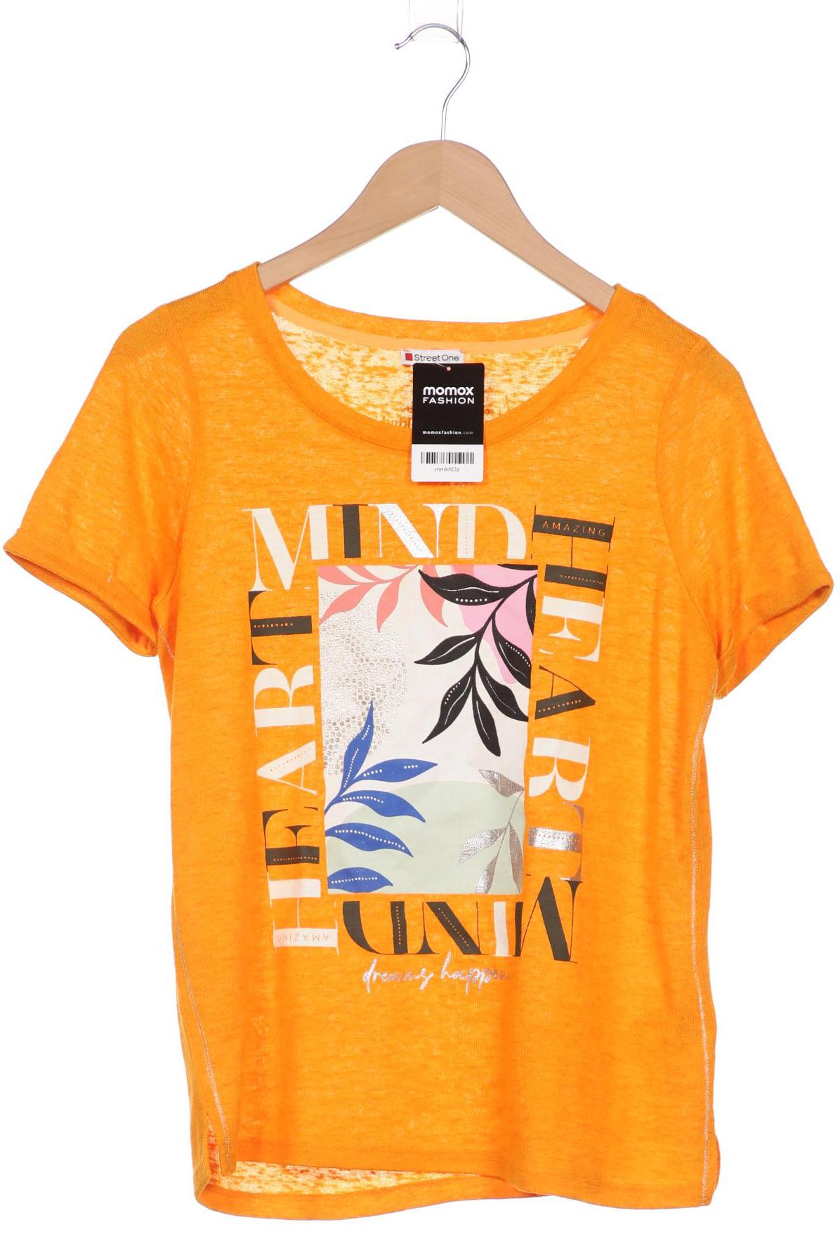 

Street One Damen T-Shirt, orange, Gr. 38