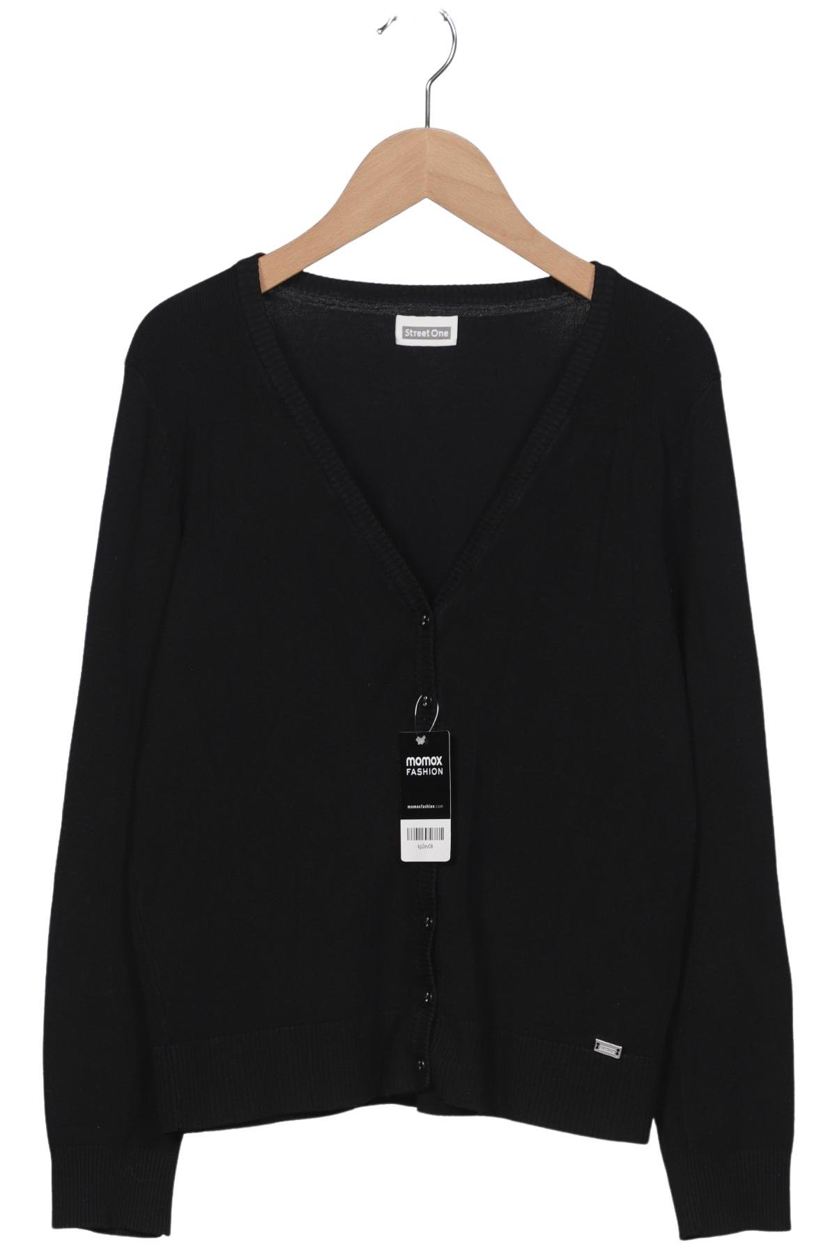 

Street One Damen Strickjacke, schwarz, Gr. 42