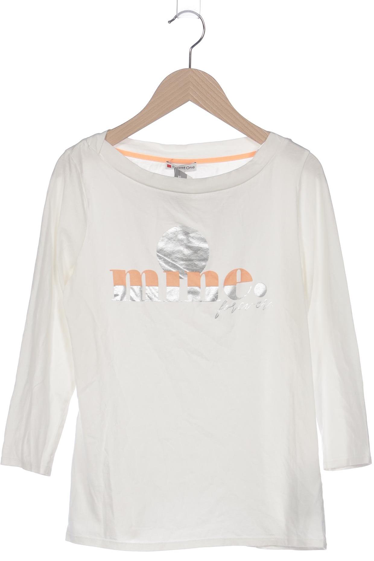 

Street One Damen Langarmshirt, cremeweiß, Gr. 34