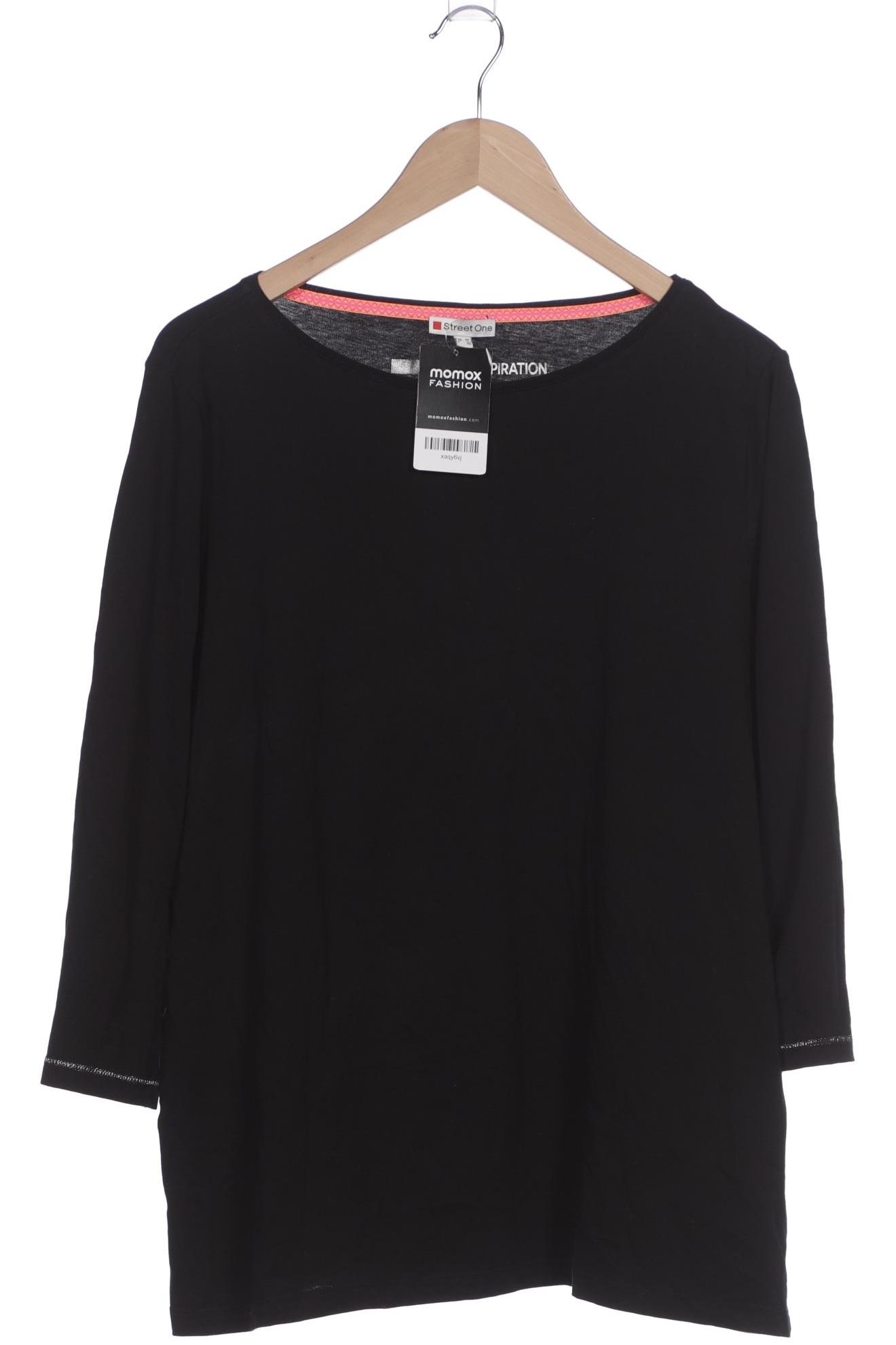 

Street One Damen Langarmshirt, schwarz, Gr. 46