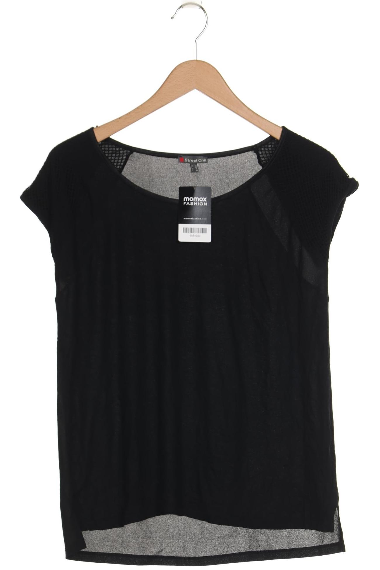 

Street One Damen T-Shirt, schwarz, Gr. 38