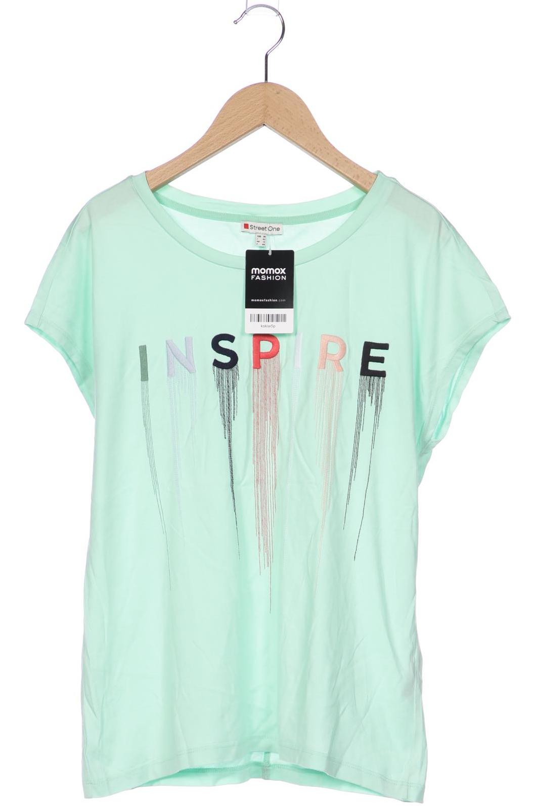 

Street One Damen T-Shirt, hellgrün, Gr. 38