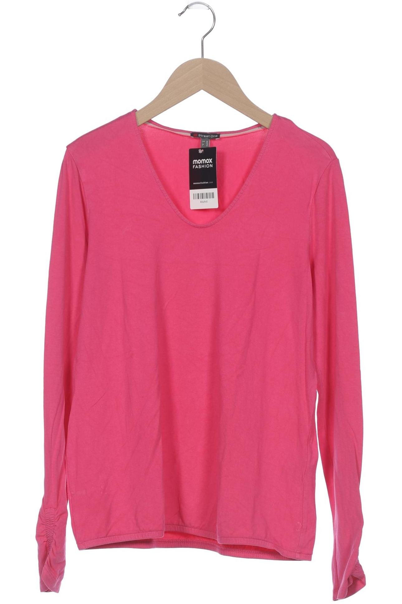 

Street One Damen Langarmshirt, pink, Gr. 38