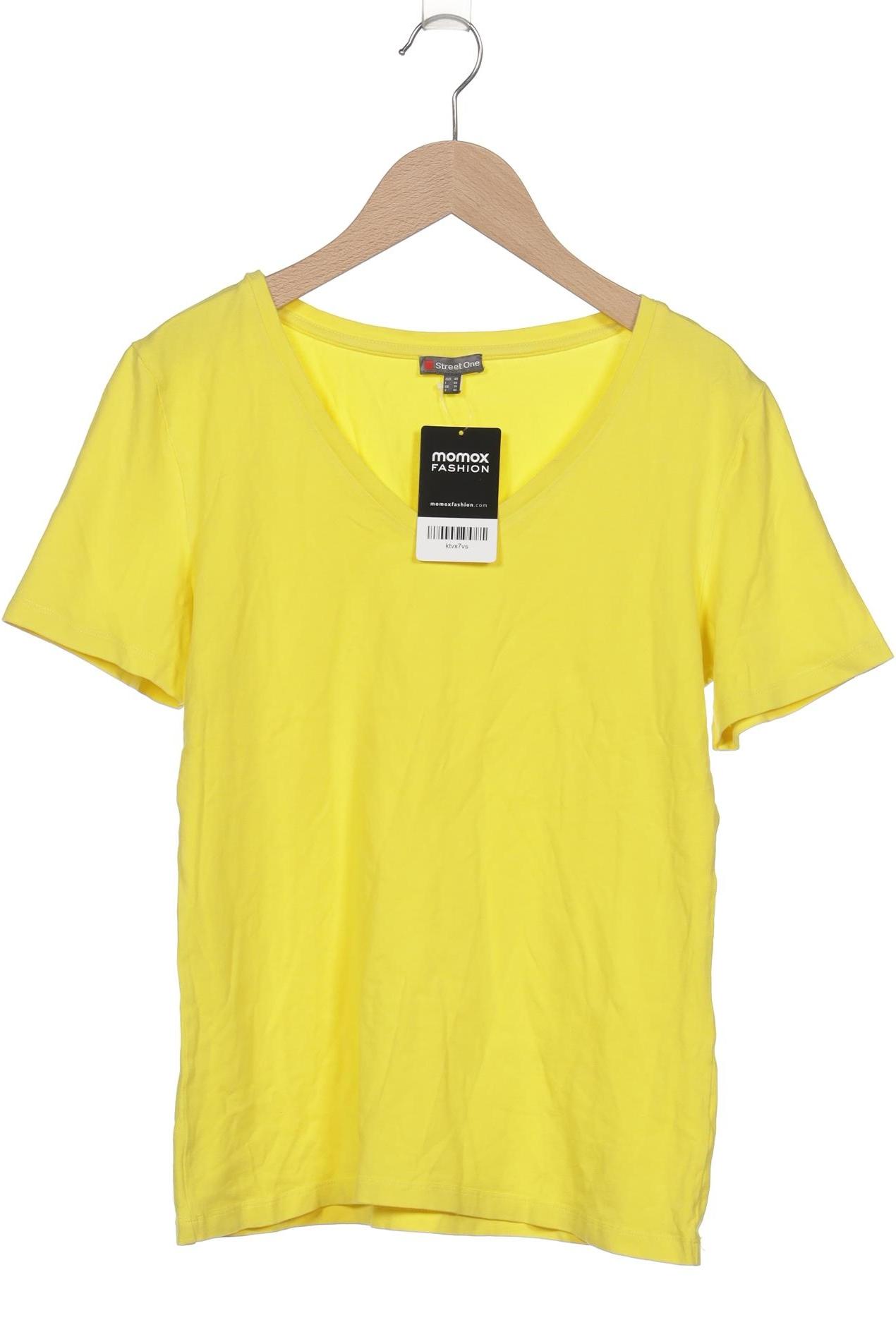 

Street One Damen T-Shirt, gelb, Gr. 40