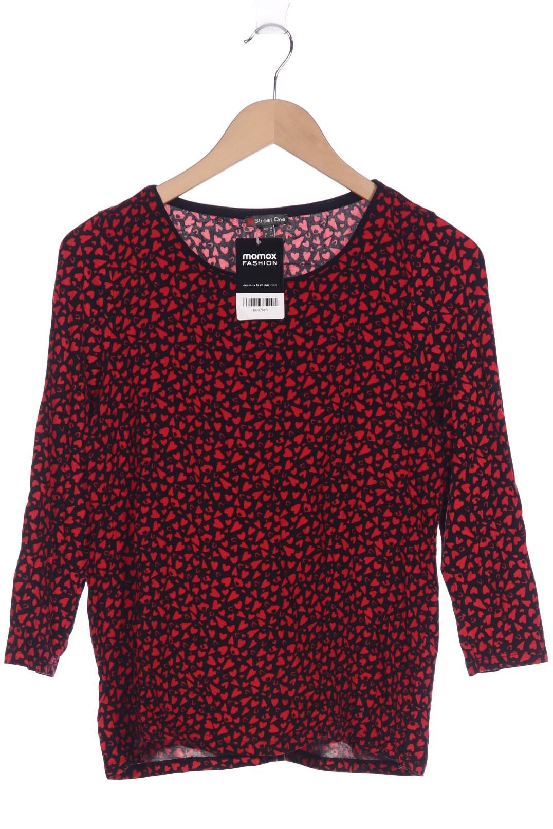 

Street One Damen Langarmshirt, rot, Gr. 38