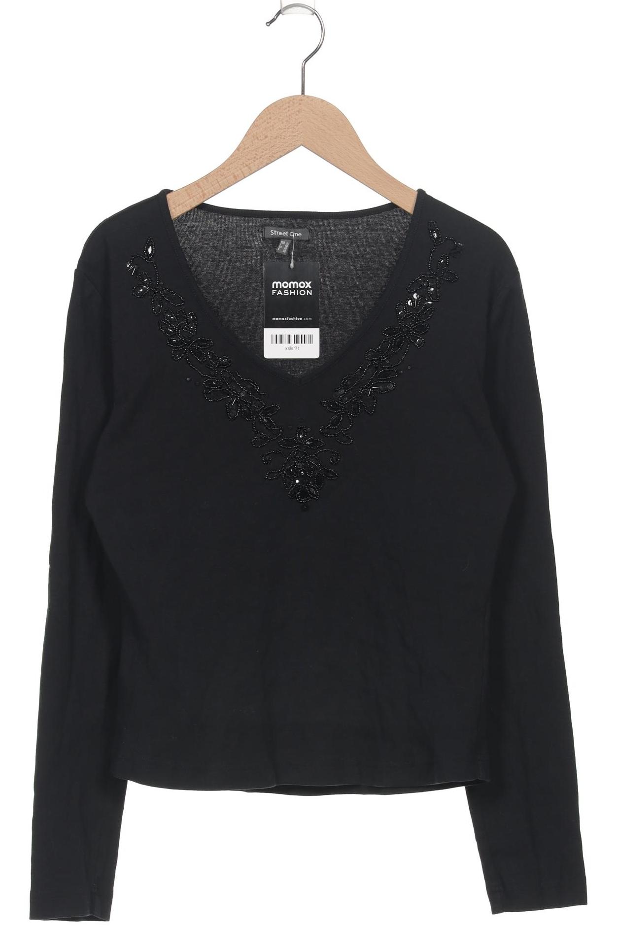 

Street One Damen Langarmshirt, schwarz, Gr. 36