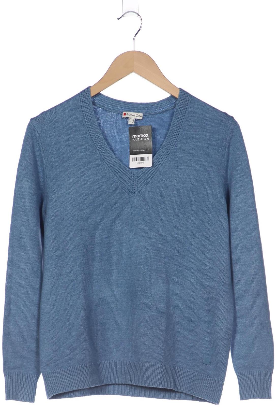 

Street One Damen Pullover, blau, Gr. 34