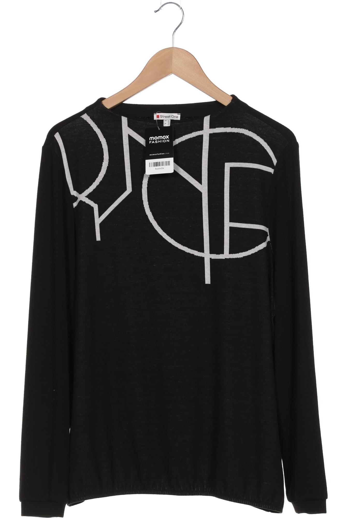 

Street One Damen Sweatshirt, schwarz, Gr. 42