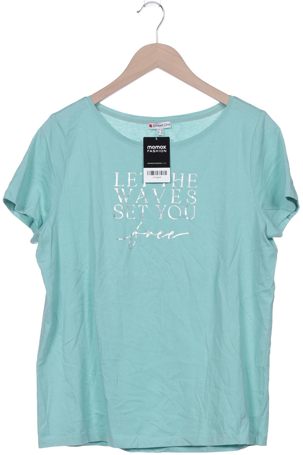 

Street One Damen T-Shirt, türkis, Gr. 42