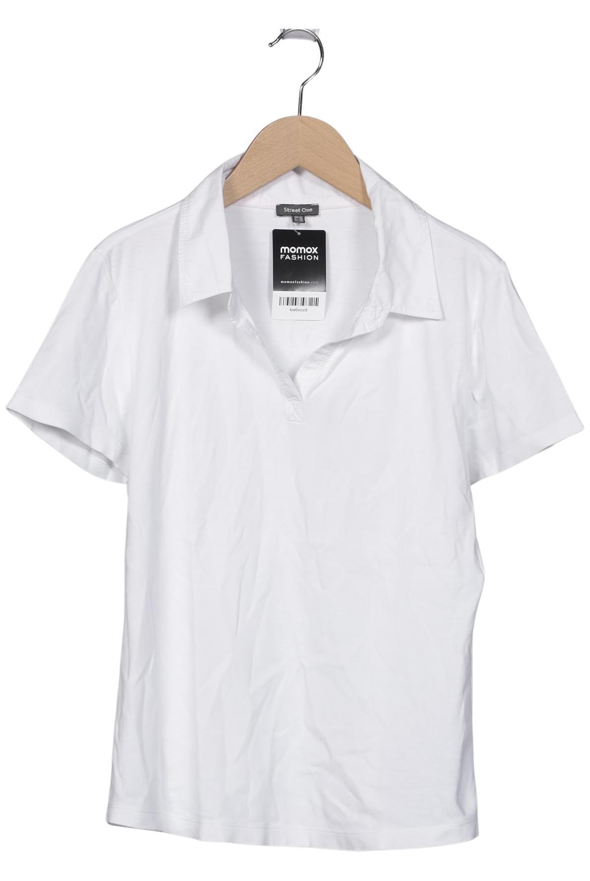 

Street One Damen Poloshirt, weiß, Gr. 40
